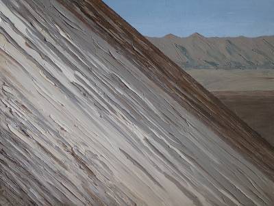 "Torlesse range from Hamilton Peak" - Painting by Andy Buchanan, an artist from Canterbury, New Zealand.